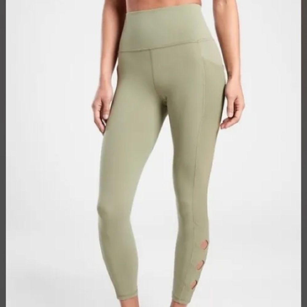 Athleta Olive Green Leggings